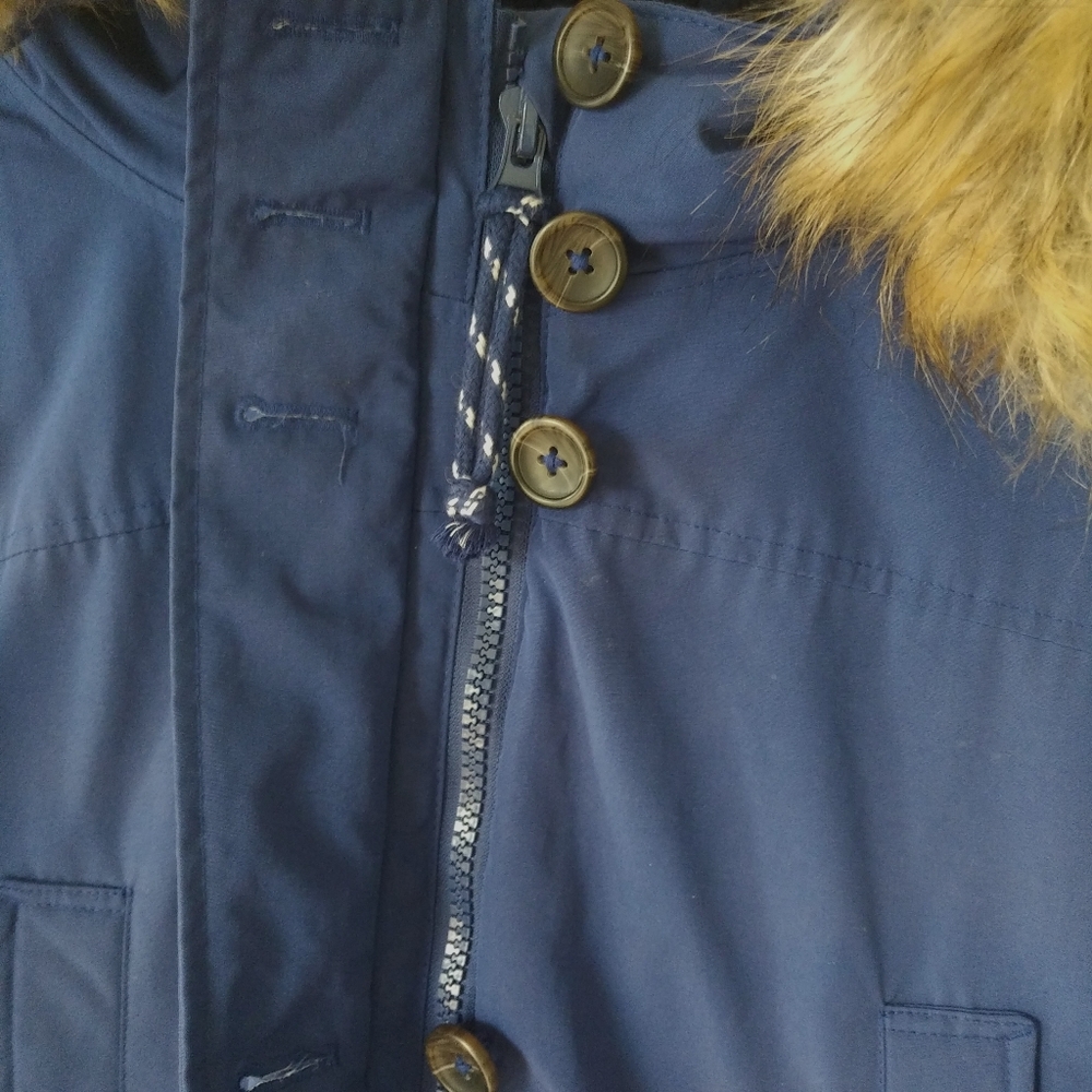 Woman Within Arctic Down Filled Hooded Parka Womens Size 4X 34 / 36 Plus Size - Picture 3 of 11